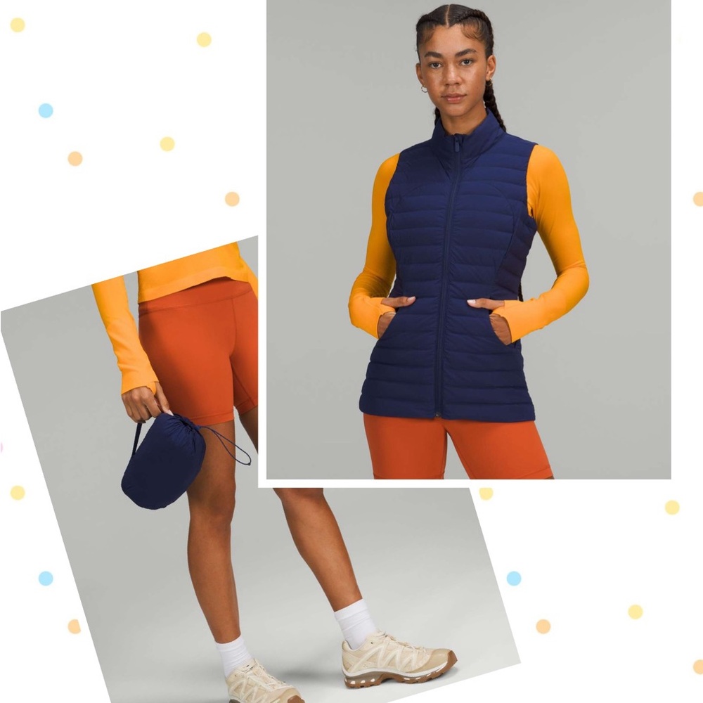 Lululemon Pack It Down Vest - Night Sea (Size 8)